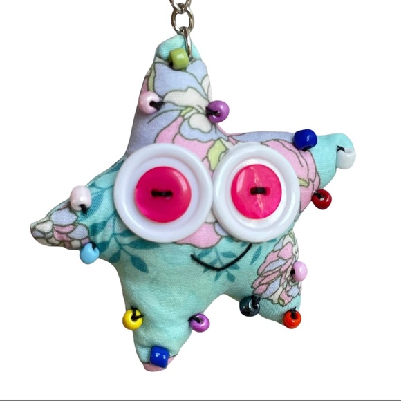 Handmade Shooting Star Keychain Purse Charm - Picture 5 of 7